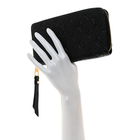 78 Louis Vuitton Zippy Black Empriente FULL SET - Picture 3 of 10